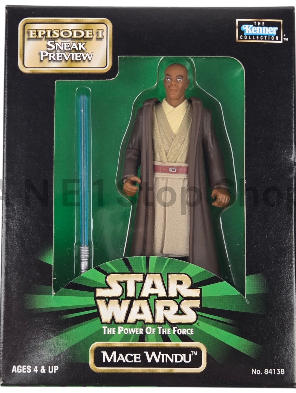 Star Wars The Power of the Force Mace Windu Kenner Collection Hasbro 1998